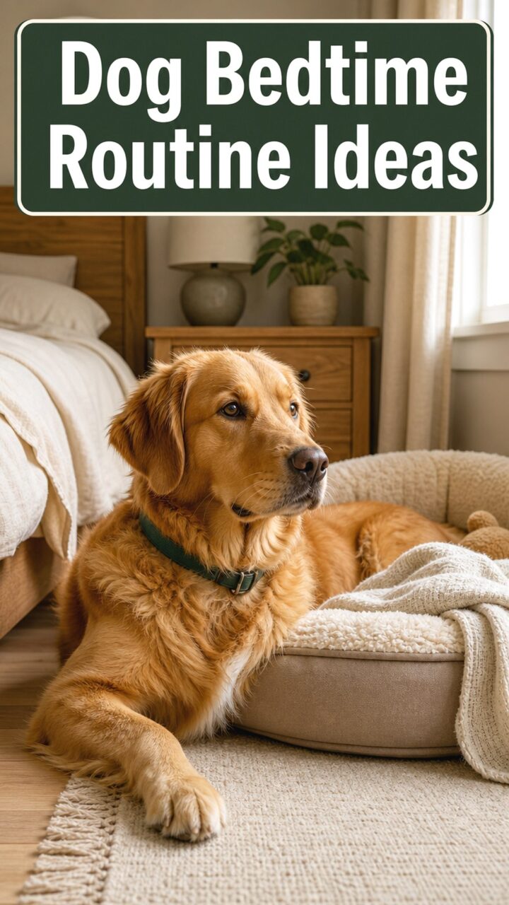 Dog Bedtime Routine Ideas for a Calmer, More Predictable Night