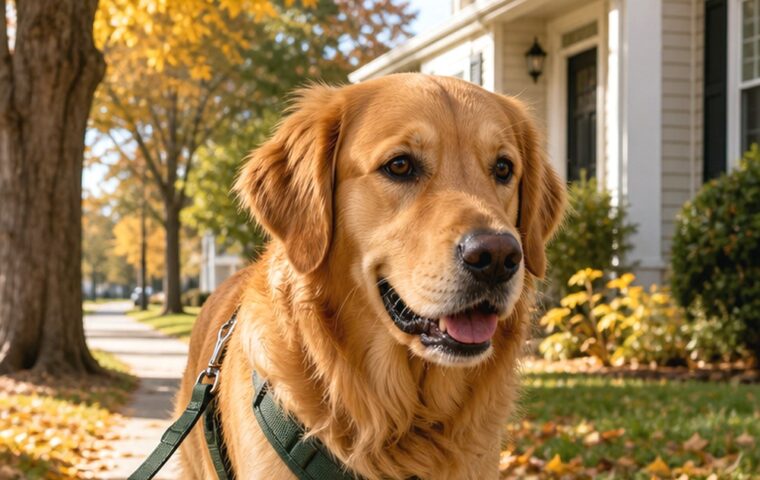 Fall Dog Walking Routine