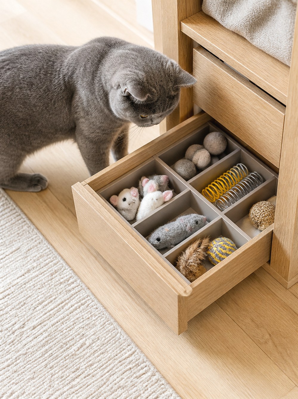 Give Small Toys Their Own Divided Drawer
