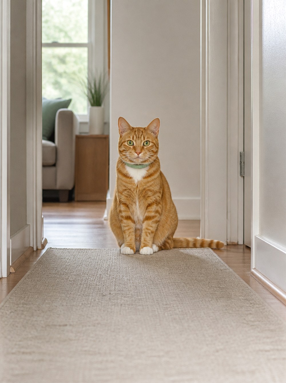 Make the End of a Hallway Work as a Clean Backdrop