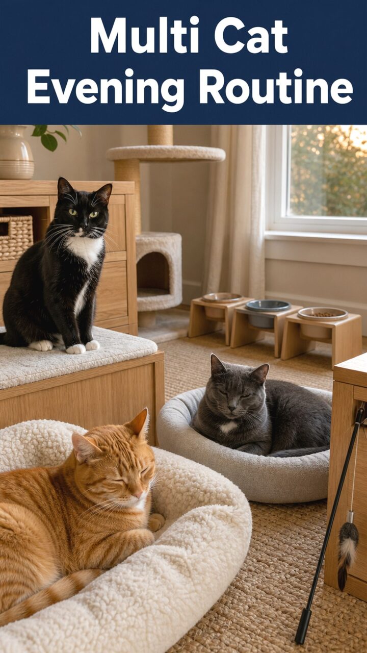 Multi Cat Evening Routine: A Calm Nighttime Schedule