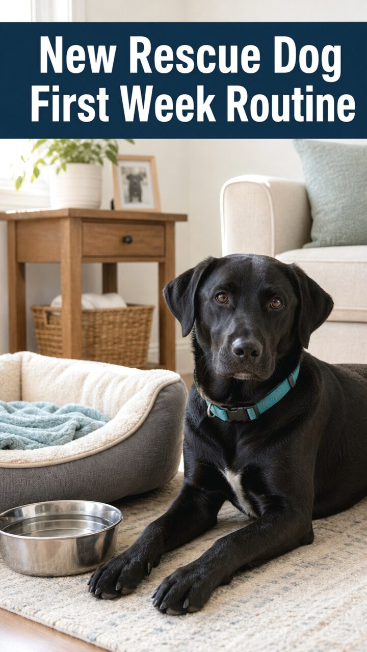 New Rescue Dog First Week Routine: A Calm 7-Day Plan