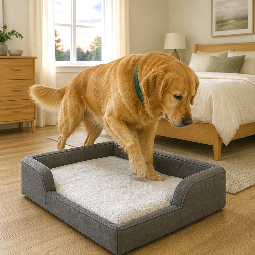 Reset the Sleeping Area Before the Dog Gets In