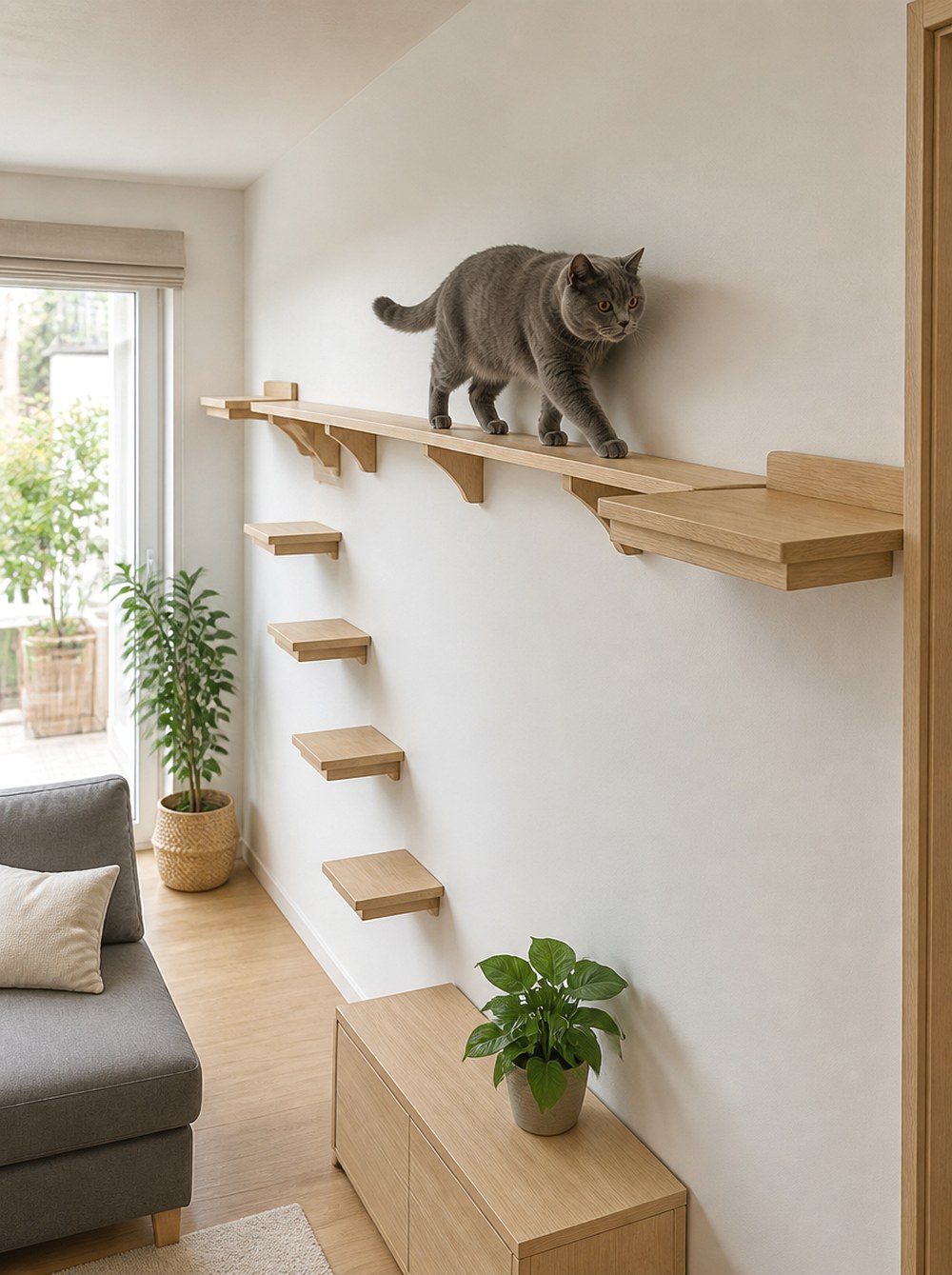 Run a Catwalk Along the Upper Wall