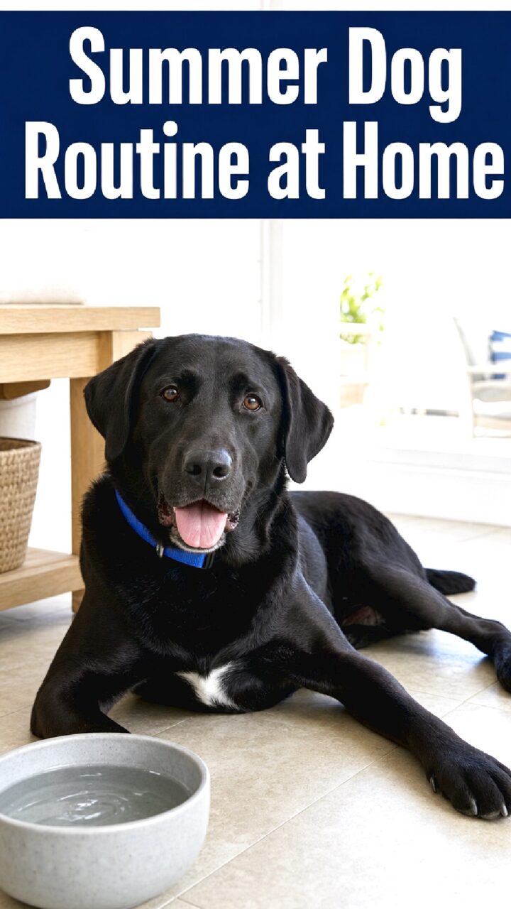 Summer Dog Routine at Home A Cool, Calm Daily Plan for Hot Days