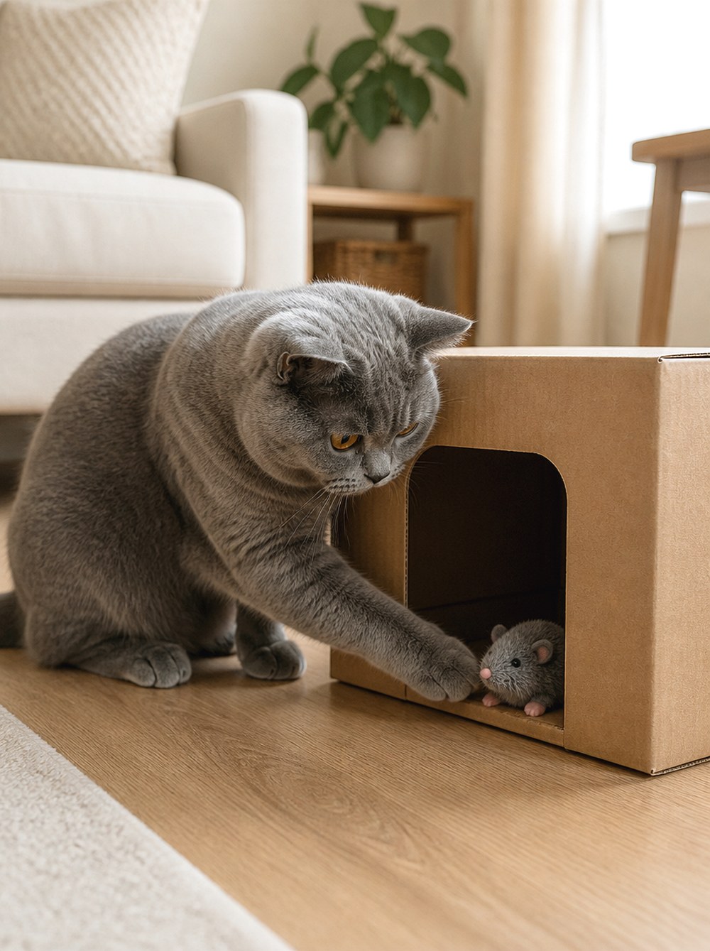 The Cardboard Box Doorway Game