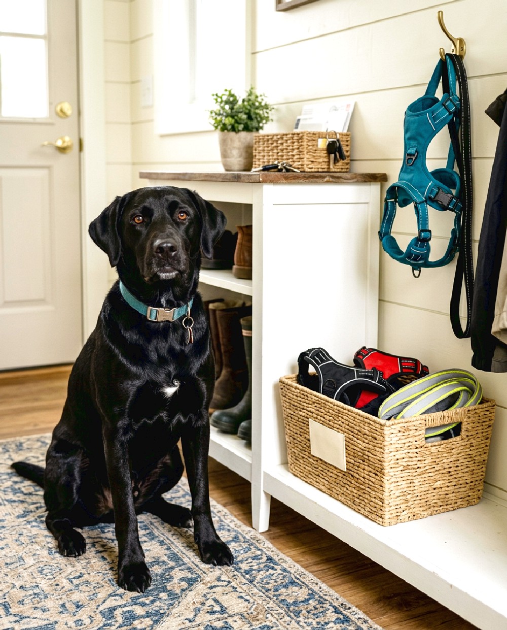 Use a Labeled Bin for Backup Harnesses