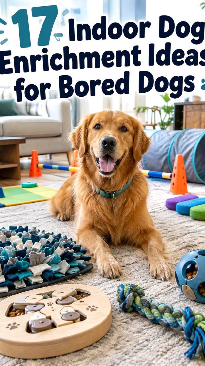 17 Indoor Dog Enrichment Ideas for Bored Dogs