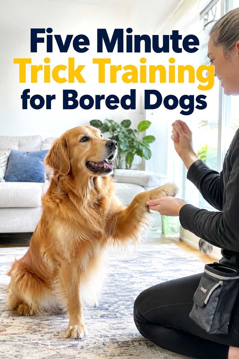 8. Five Minute Trick Training For Bored Dogs
