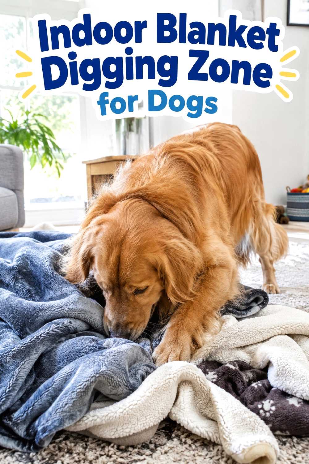 15. Indoor Blanket Digging Zone For Dogs