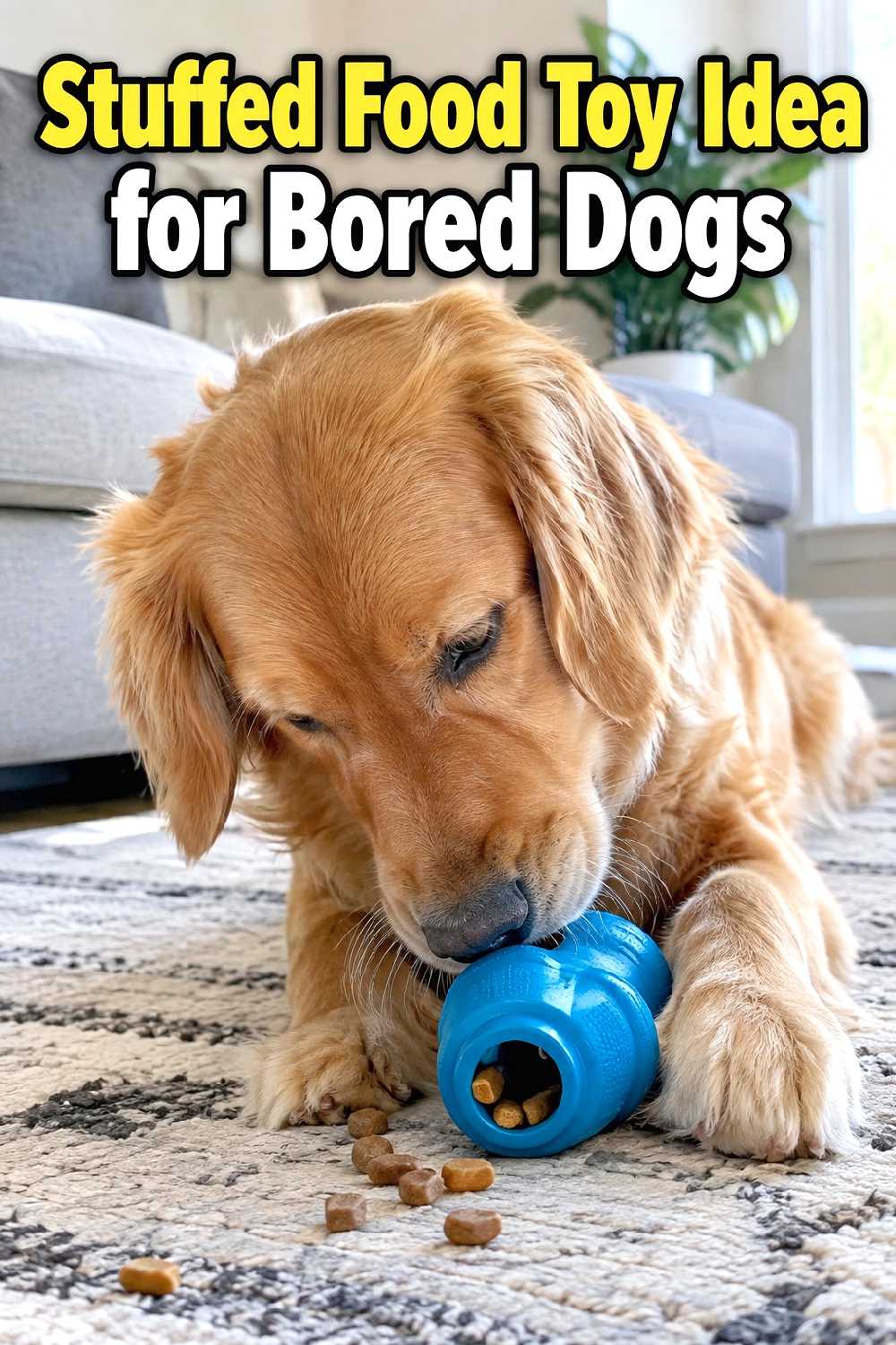 14. Stuffed Food Toy Idea For Bored Dogs