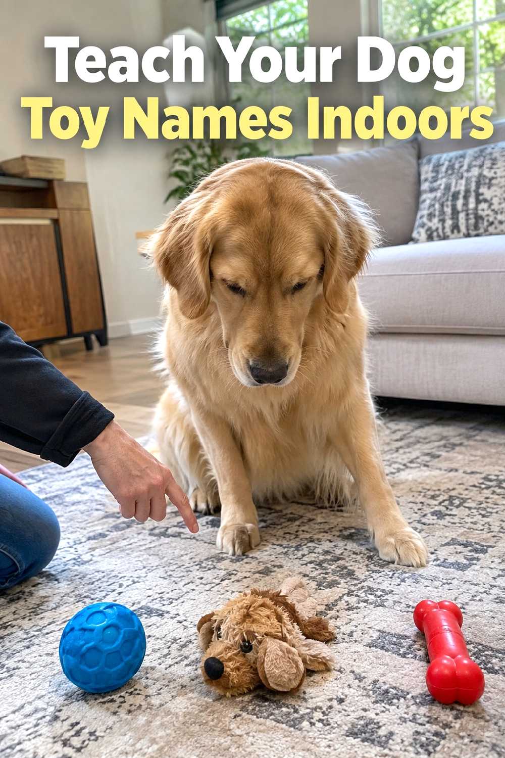 7. Teach Your Dog Toy Names Indoors